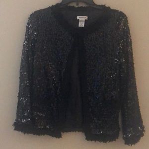 Black Sequin Blazer